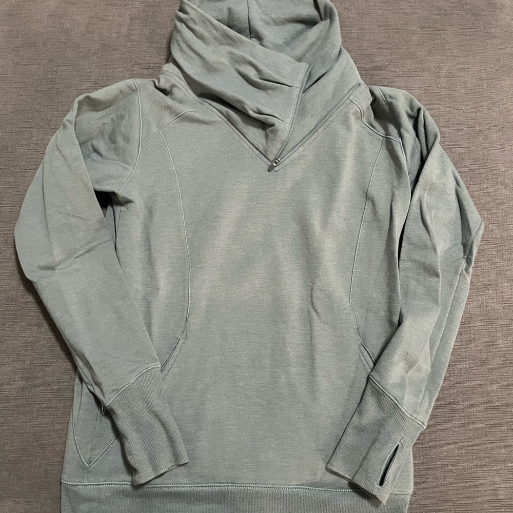 Zella Green Cowl Neck Top